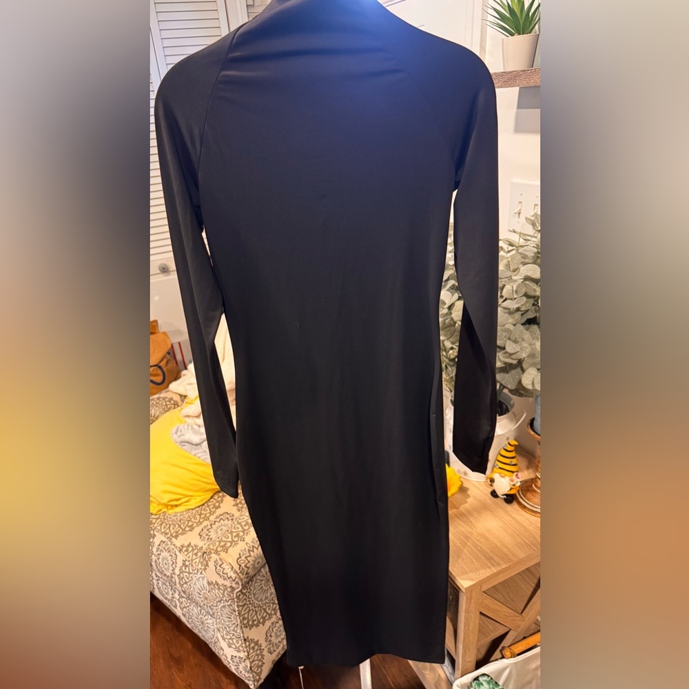 NWT LuFeng Black Long Sleeve bodycon Dress